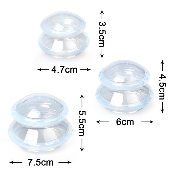 High Transparent Silicone  Cupping Massage